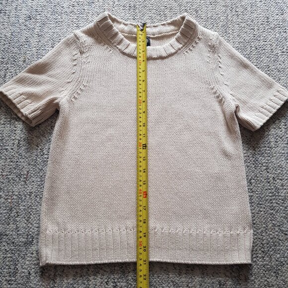 Gap cotton short sleeve knitted sweater - Picture 3 of 9